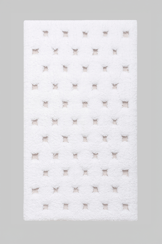 ALFOMBRA DE BAÑO ALICE  BLANCO