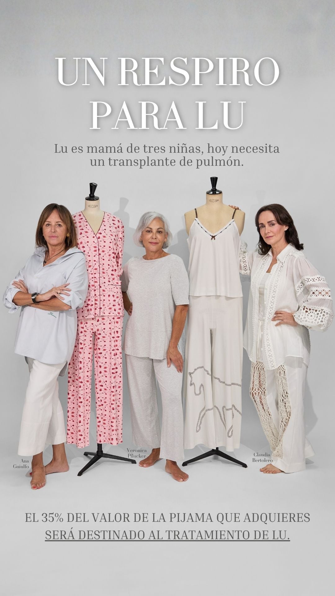 Pijama Sidney Pantalón Colección Claudia Bertolero 100% Algodón - Esperanza para Lu