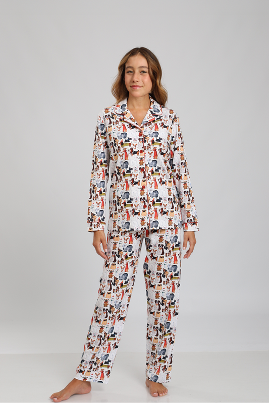 Monalisita 100% Premium Cotton Pajamas - Claidior Blue Collection (Pre-sale)