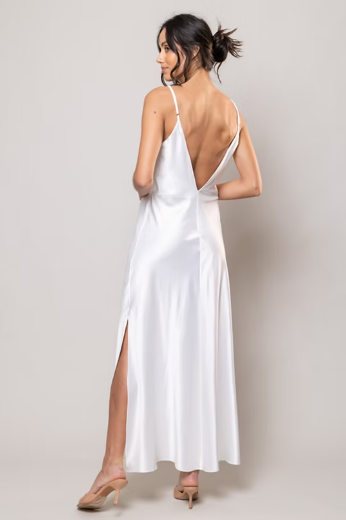Camison Largo Romantic Off White - Bride Collection
