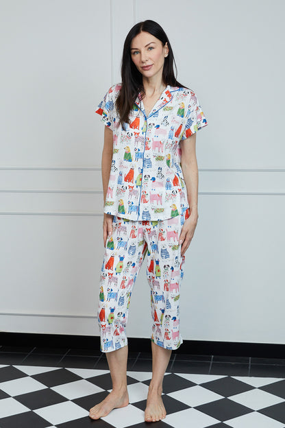 Pijama Claire Culotte 100% algodón Premium - Peludos Collection