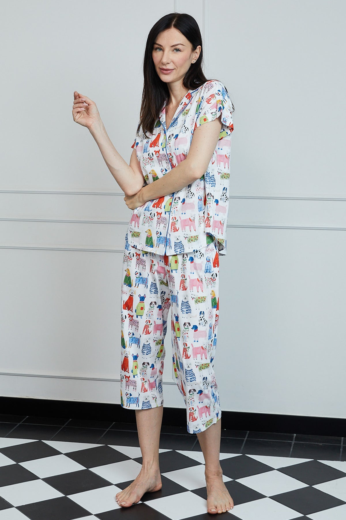 Pijama Claire Culotte 100% algodón Premium - Peludos Collection