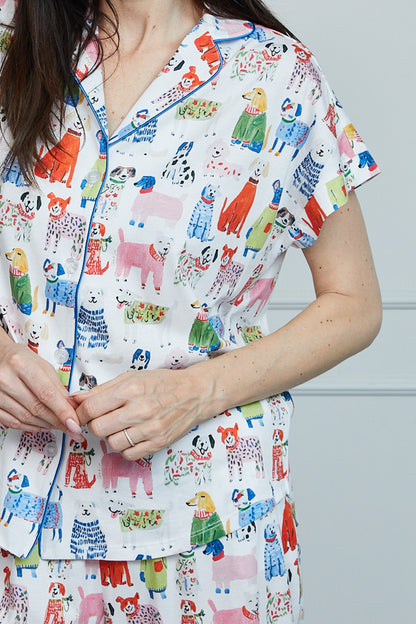 Pijama Claire Culotte 100% algodón Premium - Peludos Collection