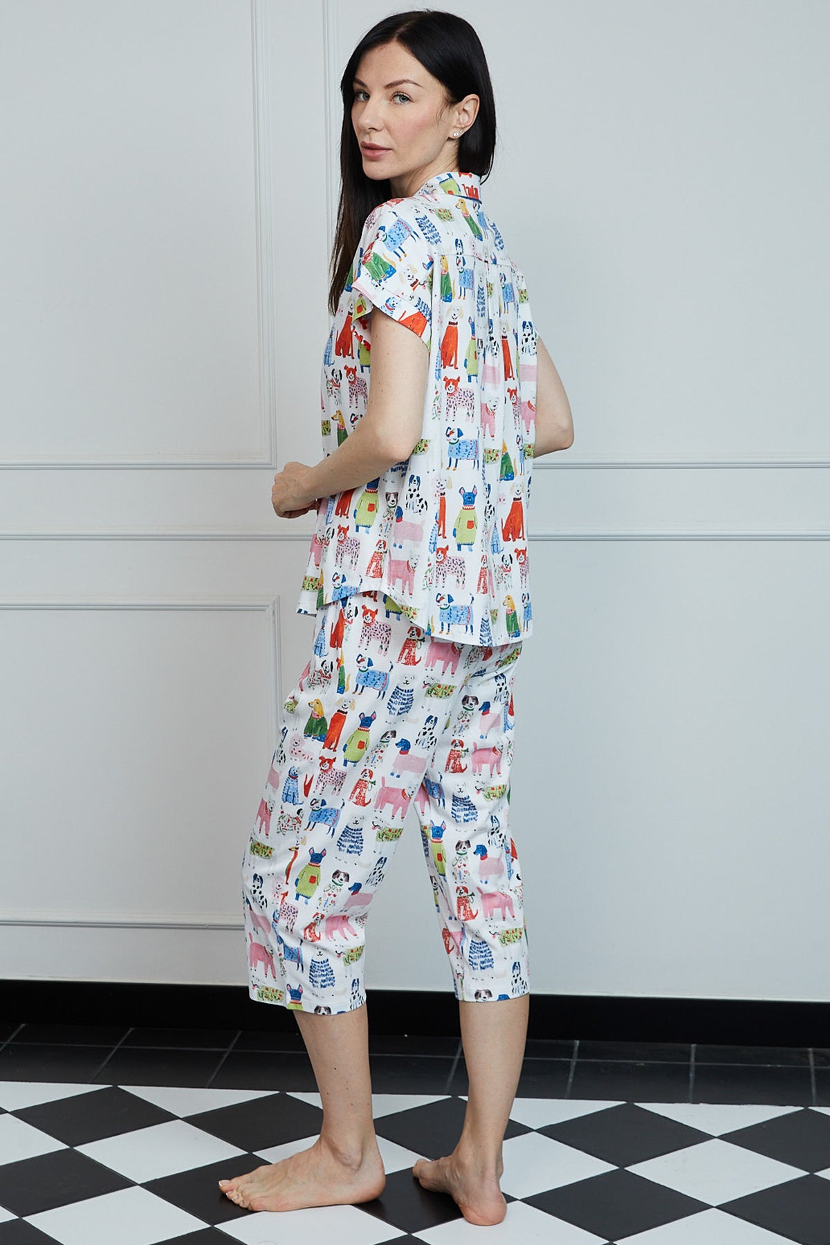 Pijama Claire Culotte 100% algodón Premium - Peludos Collection