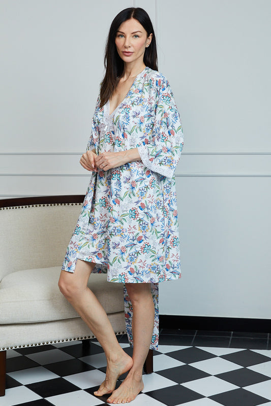 Kimono Largo 100% algodón Premium - Chintz Collection