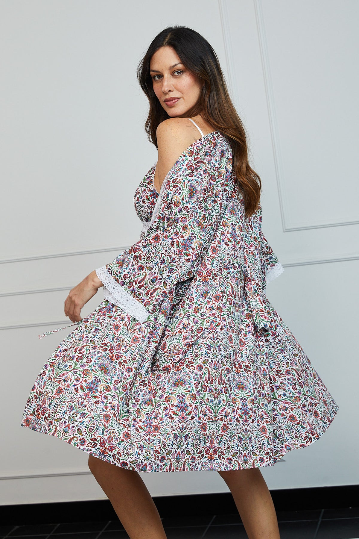 Kimono Largo 100% algodón Premium - Rhapsody Collection