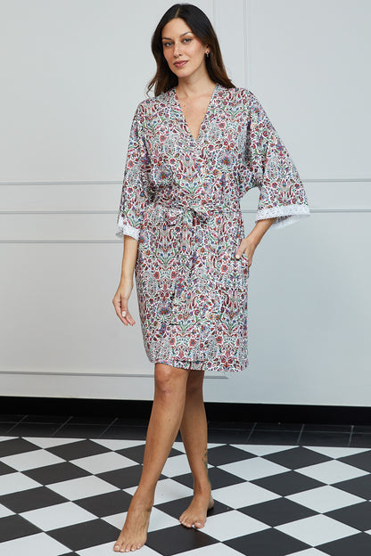 Kimono Largo 100% algodón Premium - Rhapsody Collection