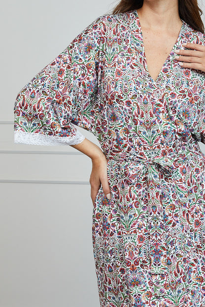 Kimono Largo 100% algodón Premium - Rhapsody Collection