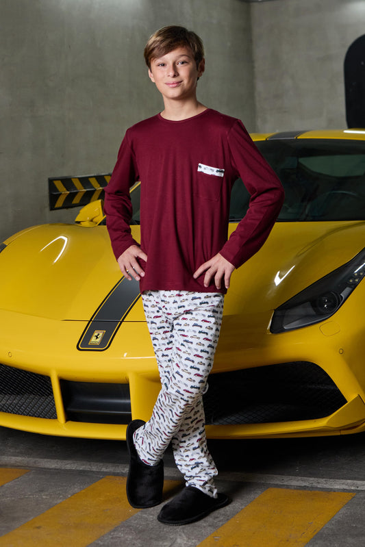 Pijama Pierito Pantalón 100% algodón Premium - Petrolhead Collection