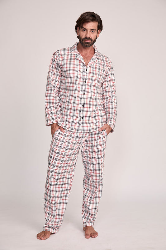 Pijama Doménico Pantalón 100% algodón Premium - La Dolce Vita Collection