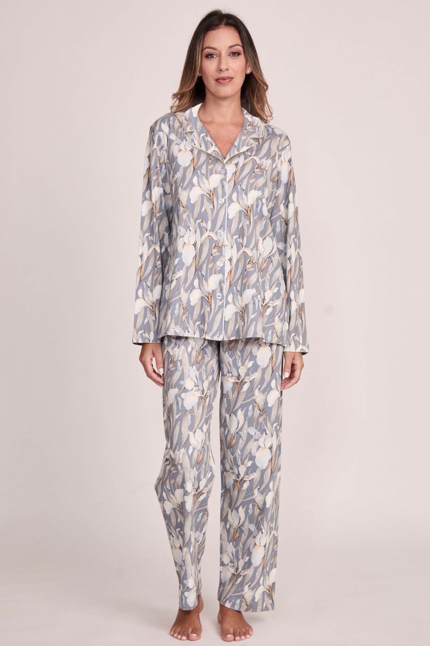 Pijama Monalisa Pantalón 100% algodón Premium - Iris Collection