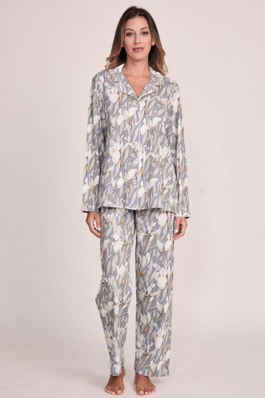 Pijama Monalisa Pantalón 100% algodón Premium - Iris Collection