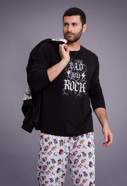 Pijama Piero Pantalón 100% algodón Premium - Dad You Rock Collection