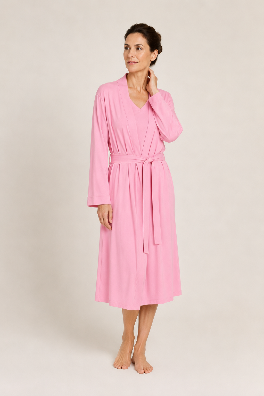 Kimono 100% algodón Premium - Links Pink Collection