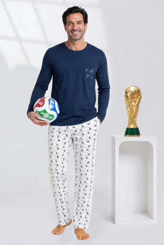 Pijama Piero Pantalón 100% algodón Premium - Pasión que une Generaciones