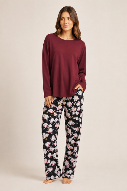 Mariana Pajamas Pants 100% Premium Cotton - Majestic Collection