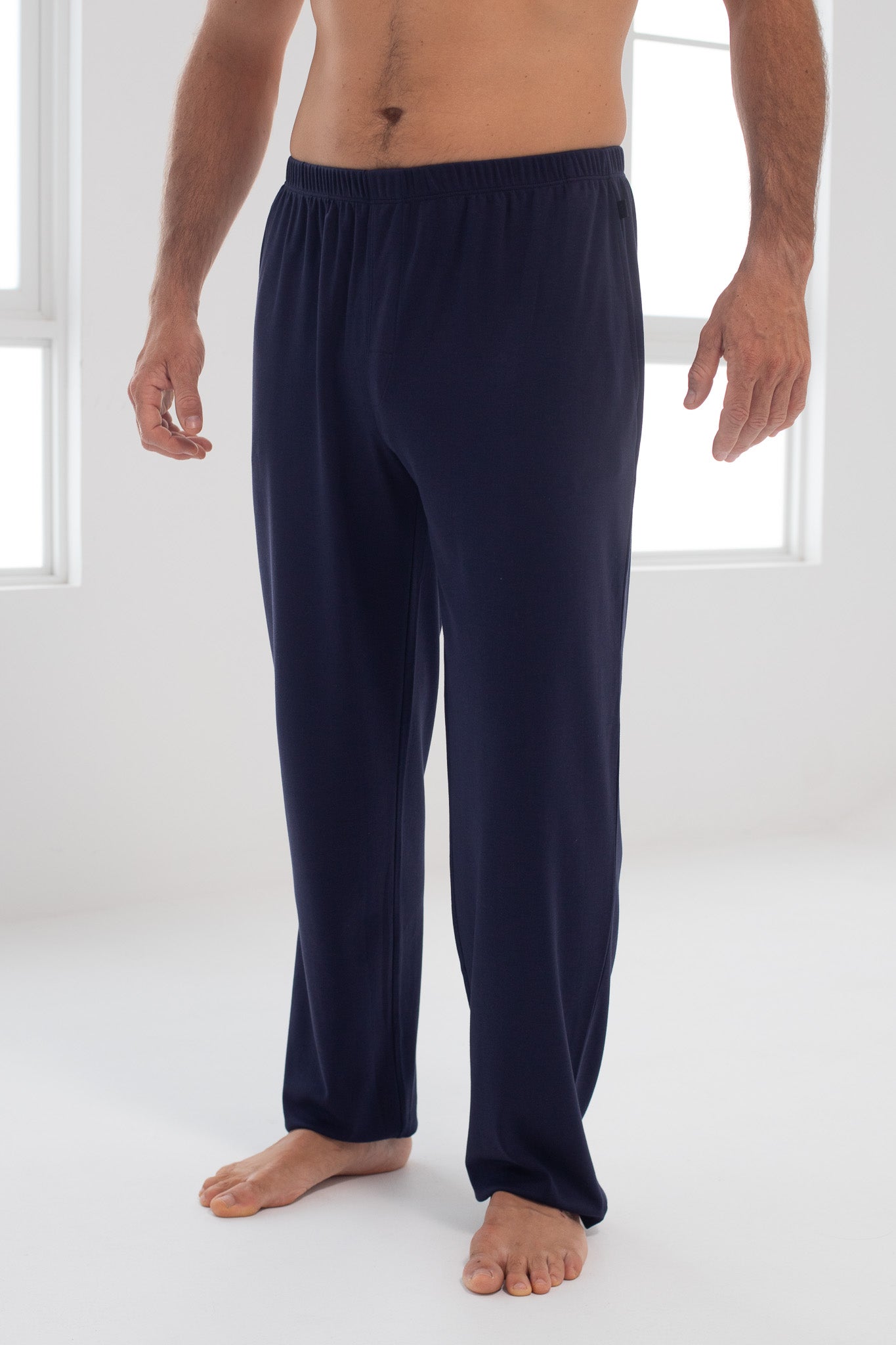 Pantalón Piero 100% algodón Premium -  Sólido Azul