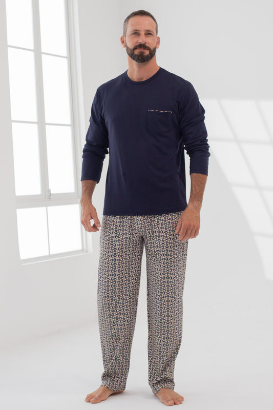 Pijama Piero Pantalón 100% algodón Premium - Guccio Collection