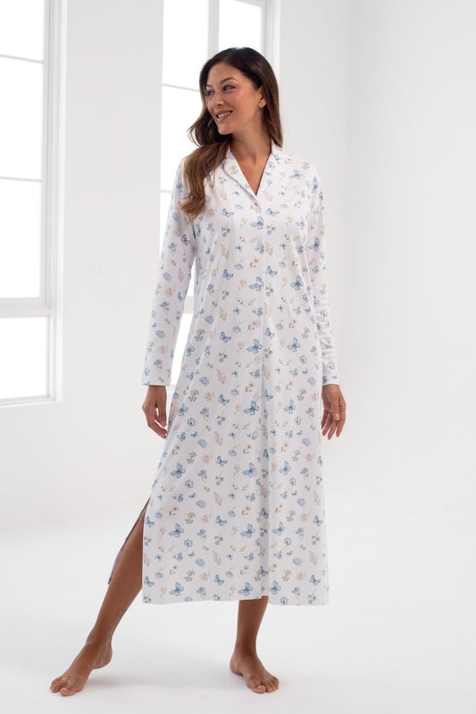 Camisón Delfina Largo 100% algodón Premium - Honey Collection