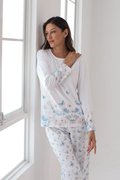 Pijama Mariana Pantalón 100% algodón Premium - Honey Collection