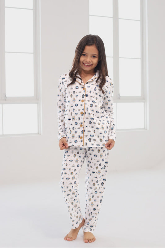 Pijama Monalisita 100% algodón Premium - Nazar Gold Collection