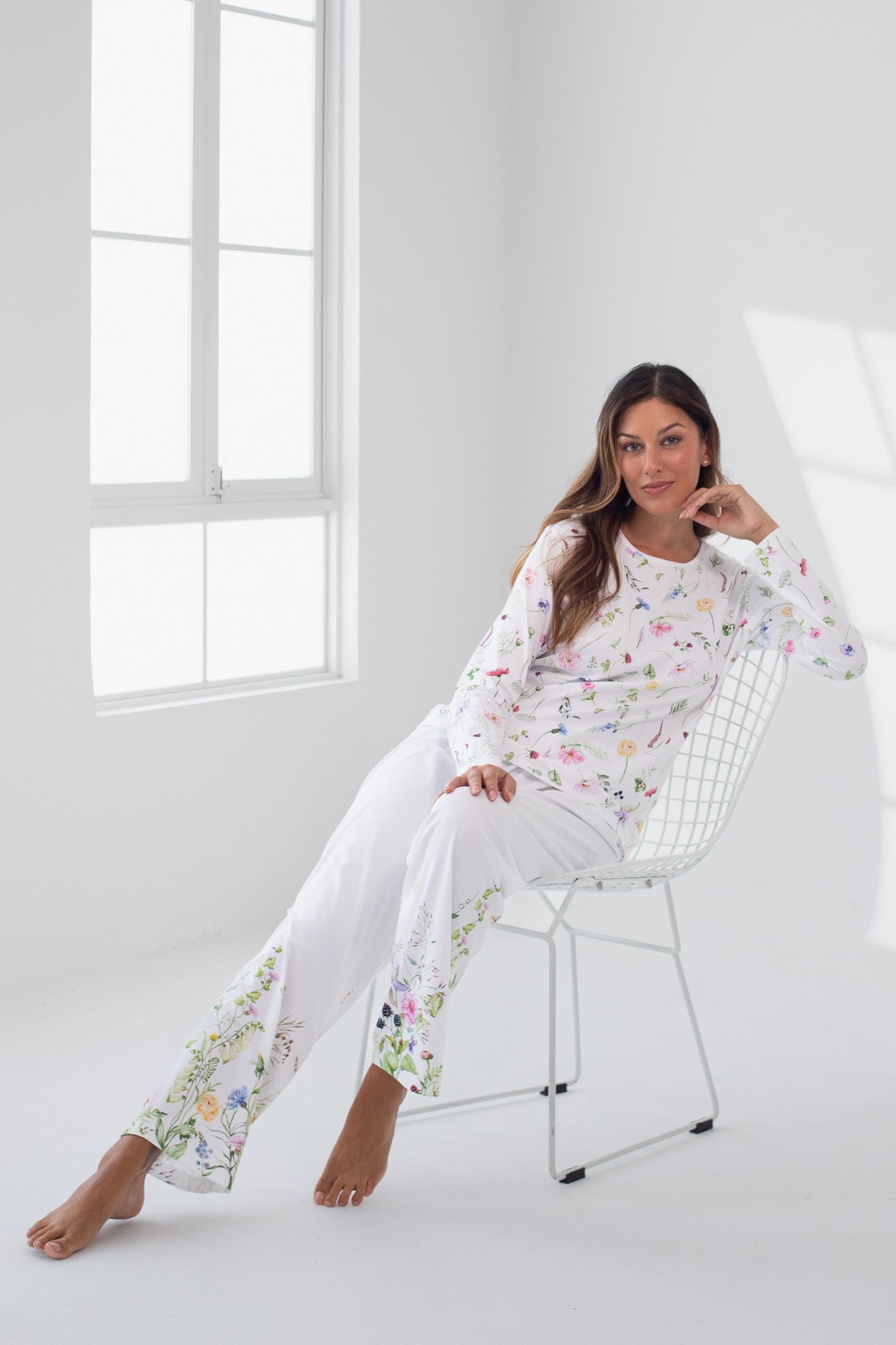 Pijama Mariana Pantalón 100% algodón Premium - Versalles Collection