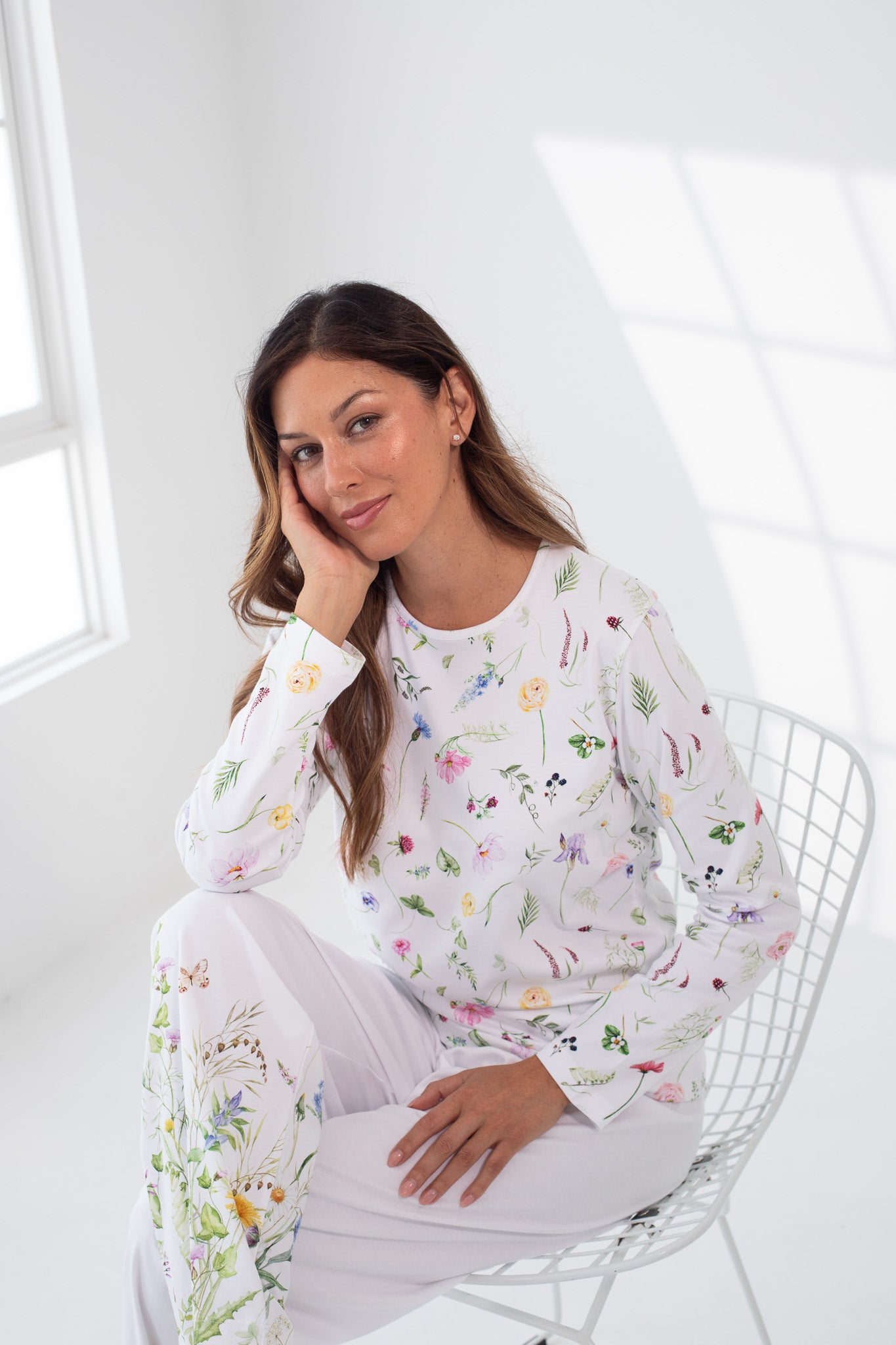Pijama Mariana Pantalón 100% algodón Premium - Versalles Collection