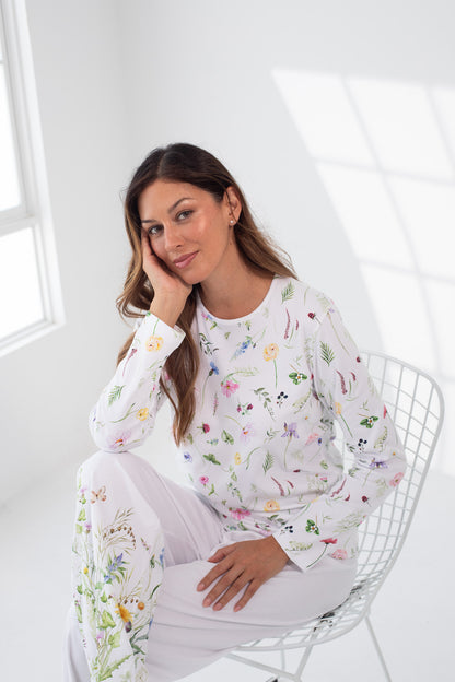 Pijama Mariana Pantalón 100% algodón Premium - Versalles Collection