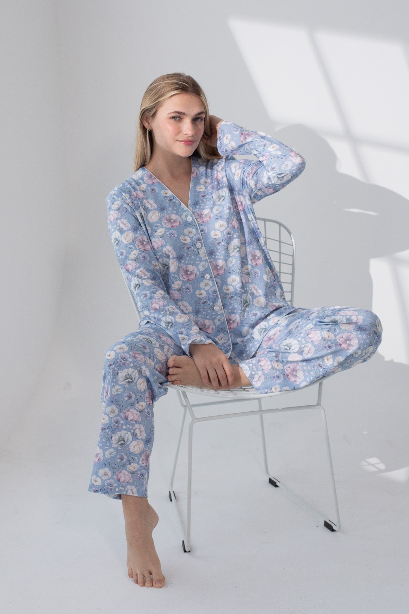 Pijama Diana Pantalon 100% algodón premium - Ternura Collection