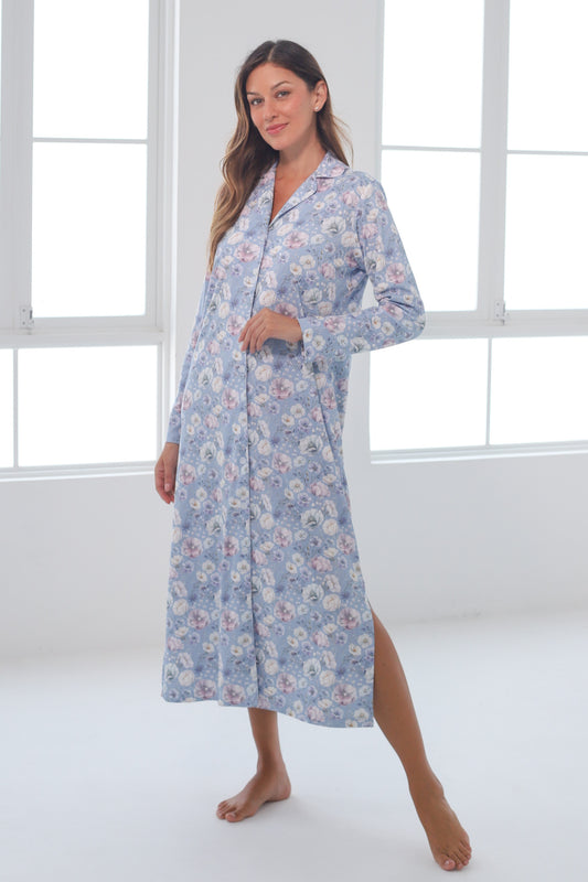 Camisón Delfina Largo 100% algodón Premium - Ternura Collection