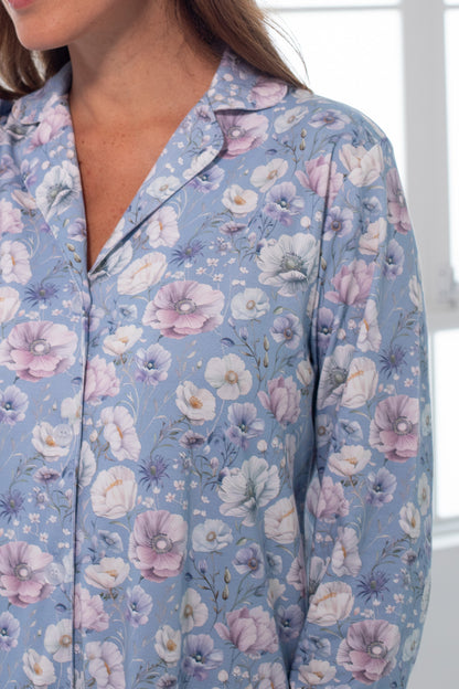 Camisón Delfina Largo 100% algodón Premium - Ternura Collection