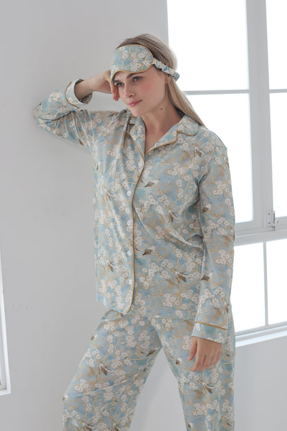 Pijama Monalisa 100% algodón Premium - Serenity Collection