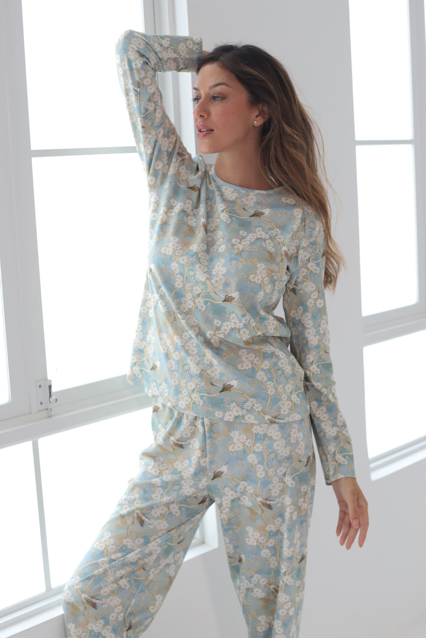 Pijama Mariana Pantalón 100% algodón Premium - Serenity Collection
