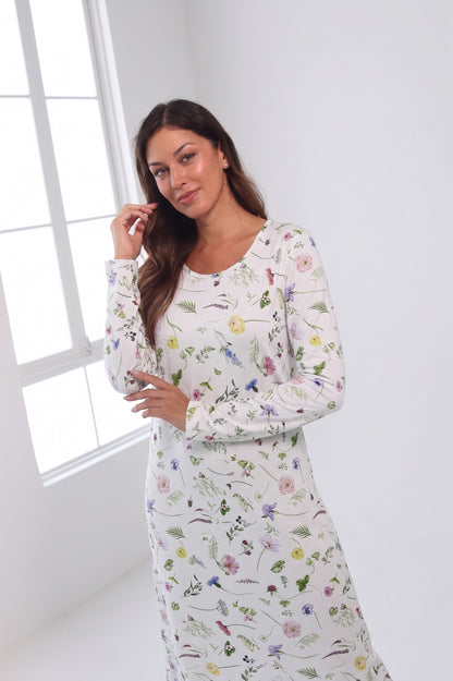 Camisón Karen Largo 100% algodón Premium - Versalles Collection