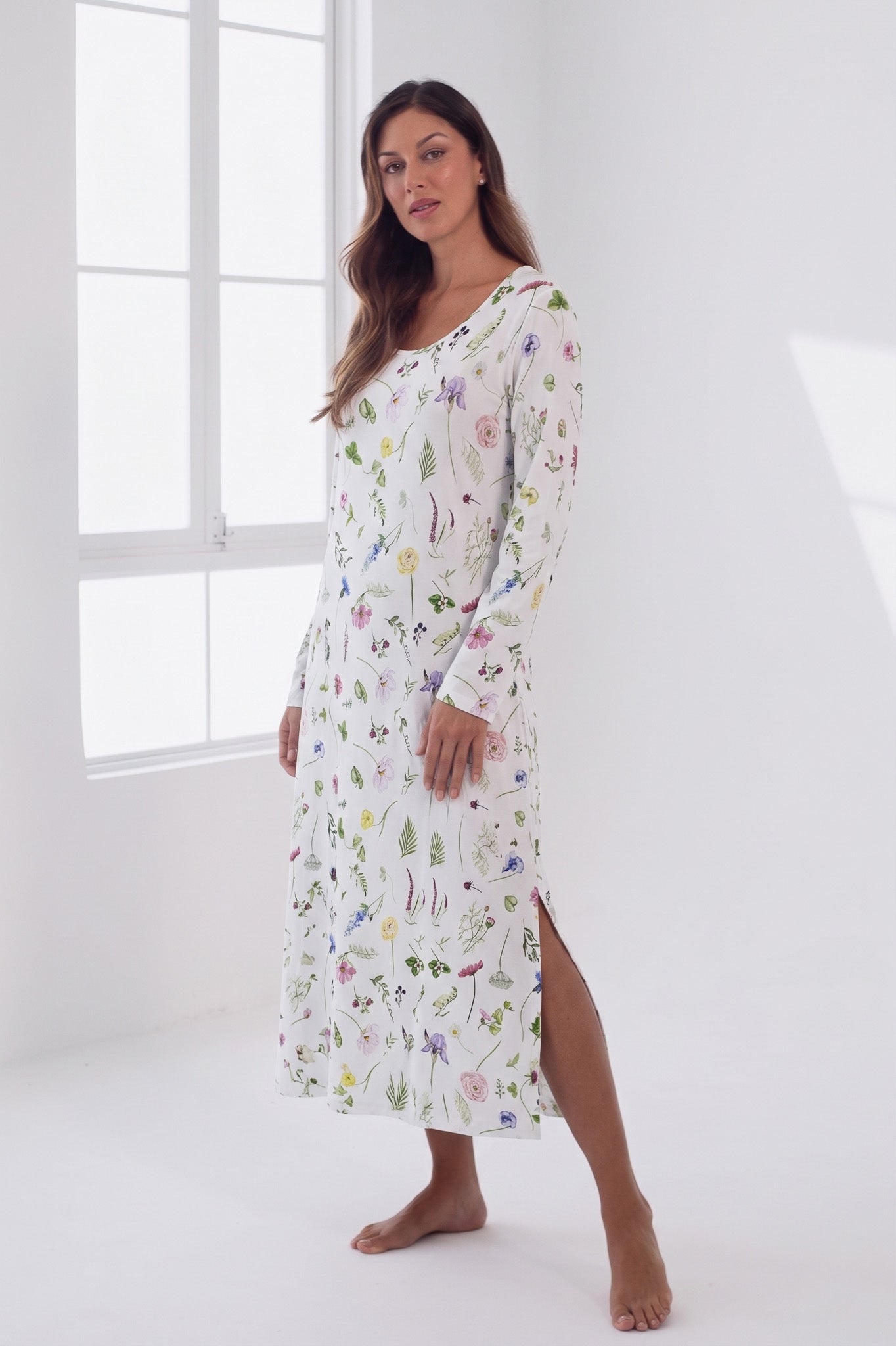 Camisón Karen Largo 100% algodón Premium - Versalles Collection