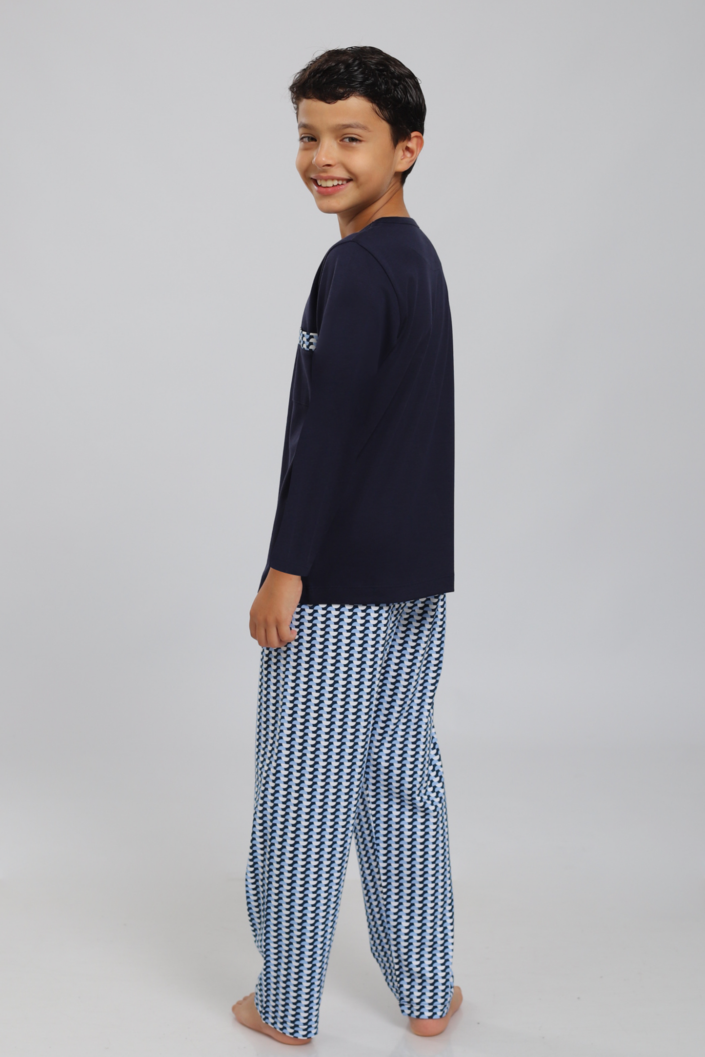 Pijama Pierito Pantalón 100% algodón premium - Half and Half Collection