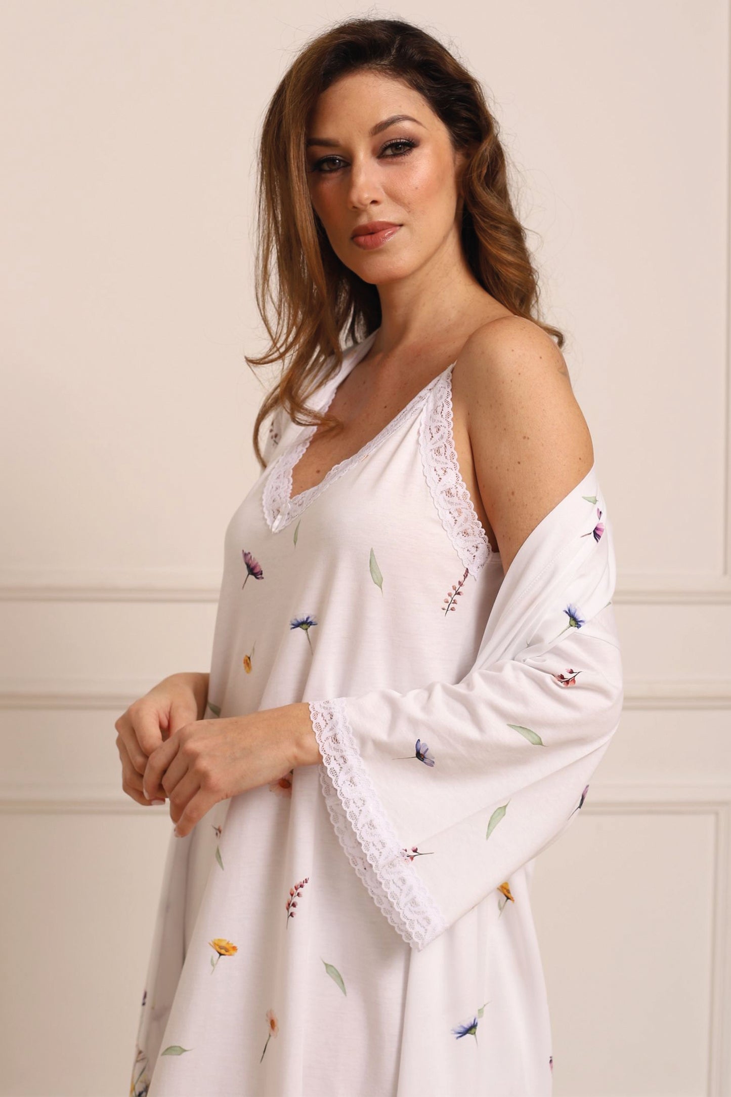 Garden Colección - Kimono Largo 100% algodón