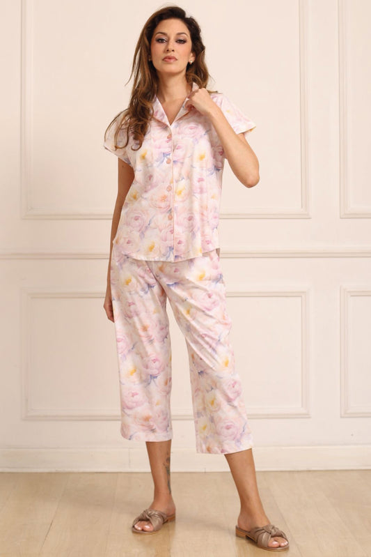 Pijama Claire Culotte 100% algodón Premium - Sunset Collection