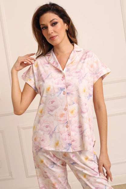 Pijama Claire Culotte 100% algodón Premium - Sunset Collection