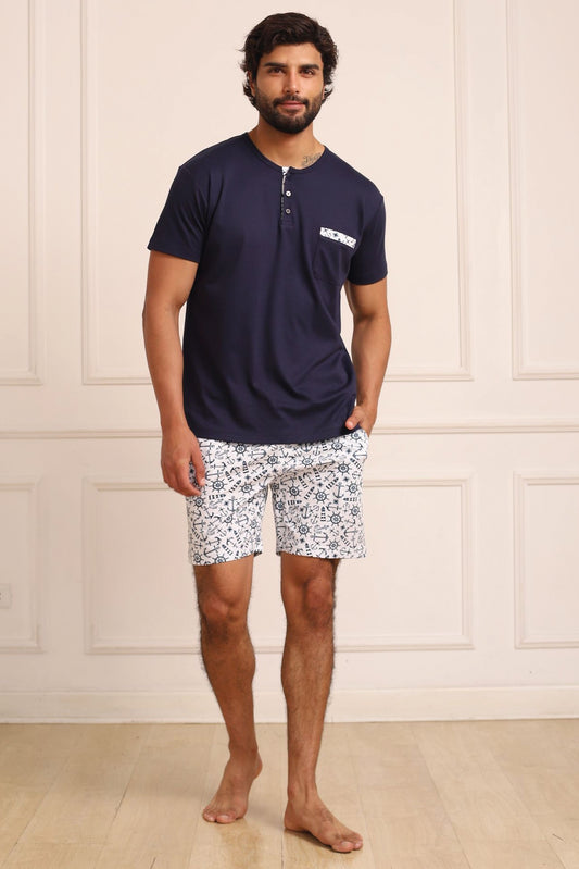 Pijama Guido Short 100% algodón Premium - Sailor Collection