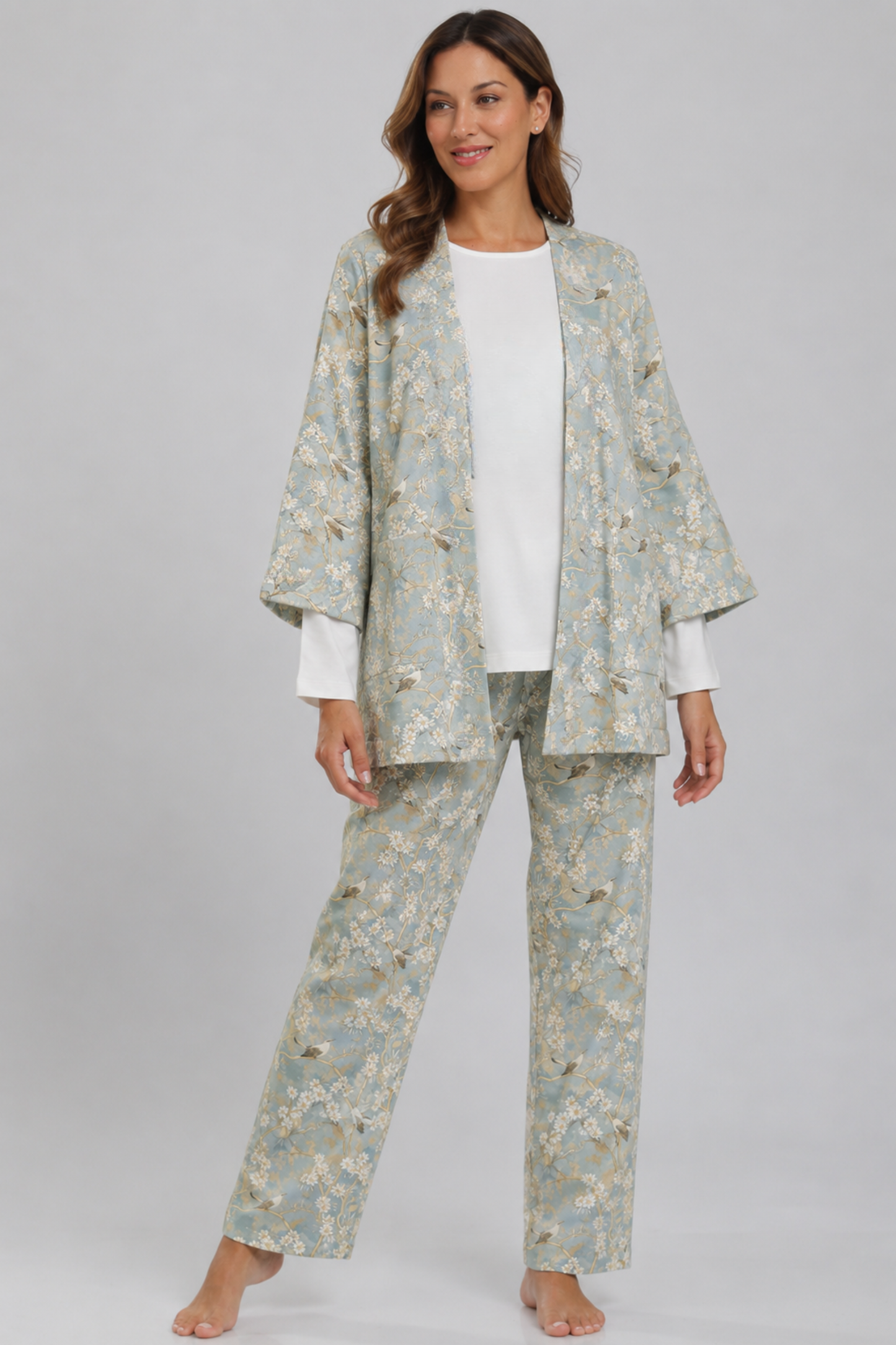 Kimono Fleece - Serenity Collection