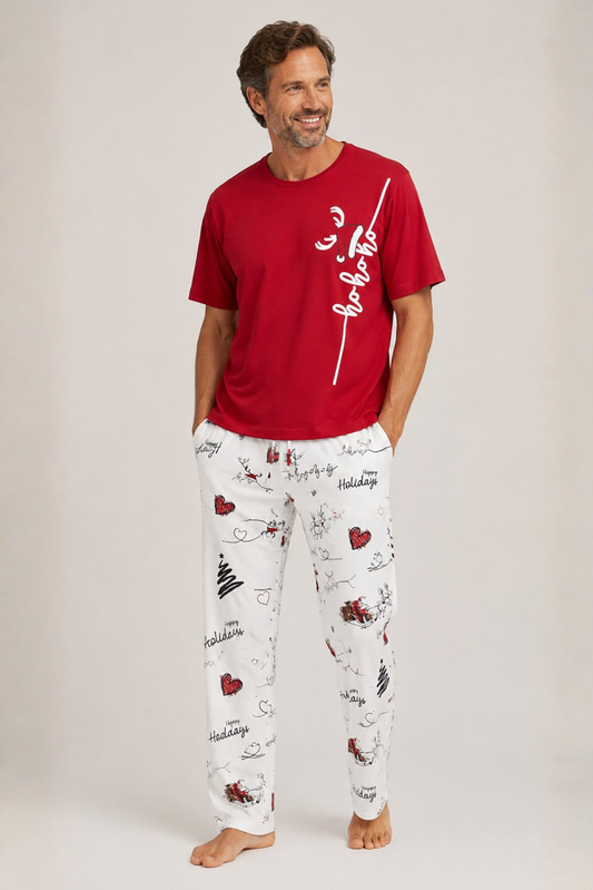 Pijama Piero Pantalón 100% algodón Premium - Holydays Collection