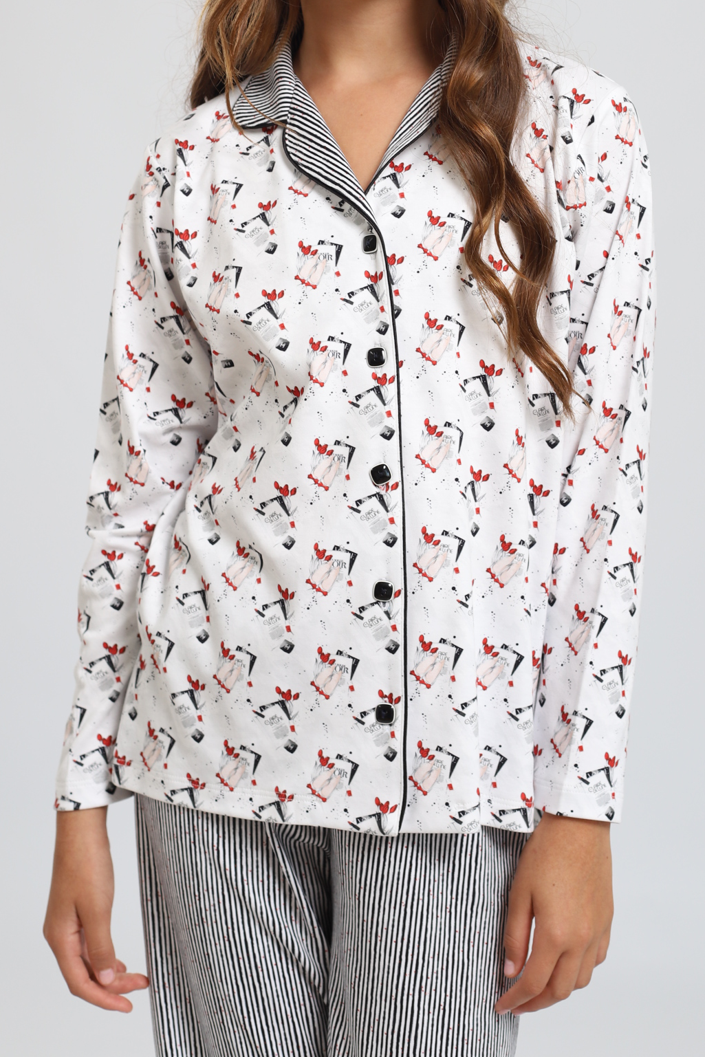 Pijama Monalisita 100% algodón Premium - Girly in Paris Collection