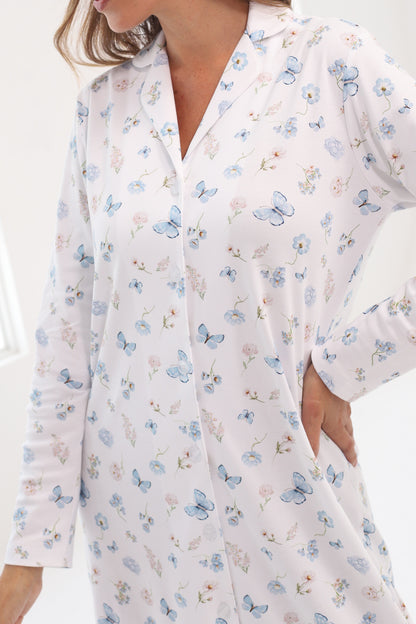 Camisón Delfina Largo 100% algodón Premium - Honey Collection