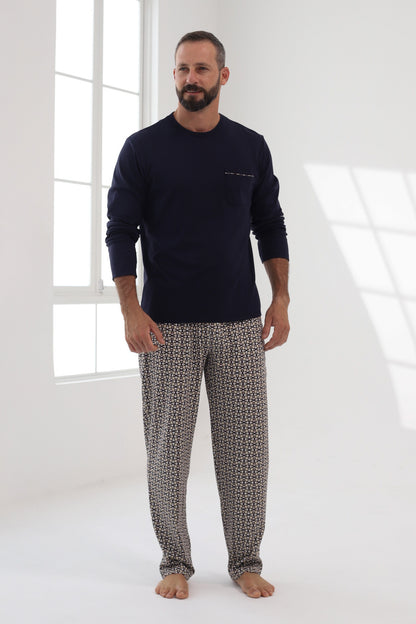Pijama Piero Pantalón 100% algodón Premium - Guccio Collection