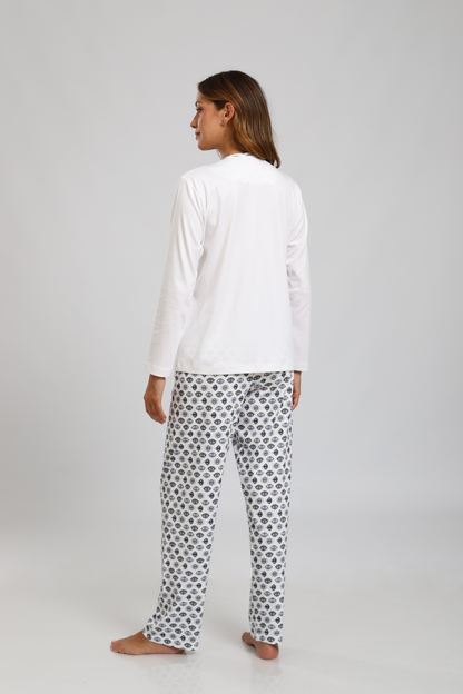 Pijama Mariana Pantalón 100% algodón Premium - Nazar Collection