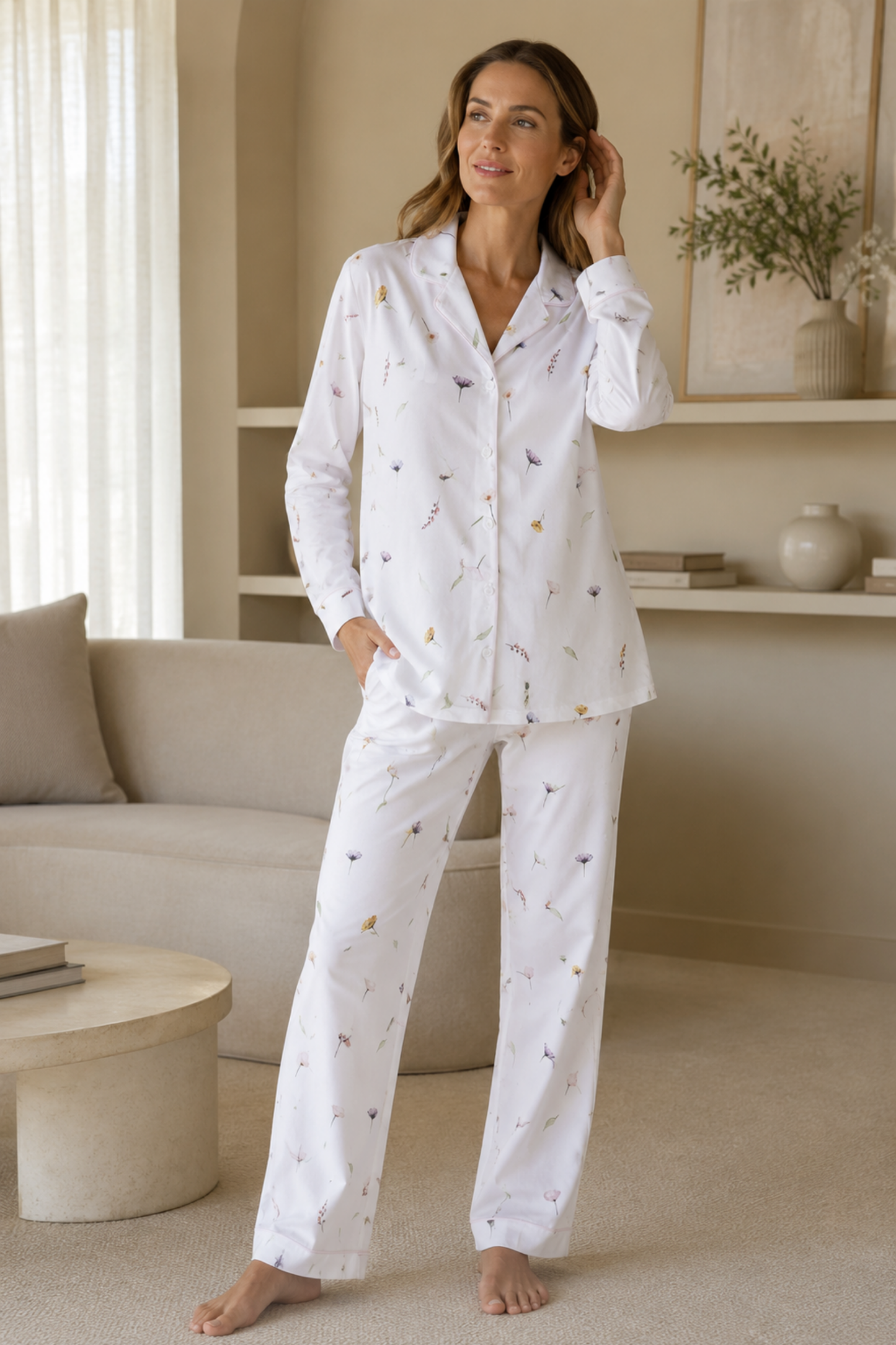 Pijama Monalisa 100% algodón Premium - Garden Collection