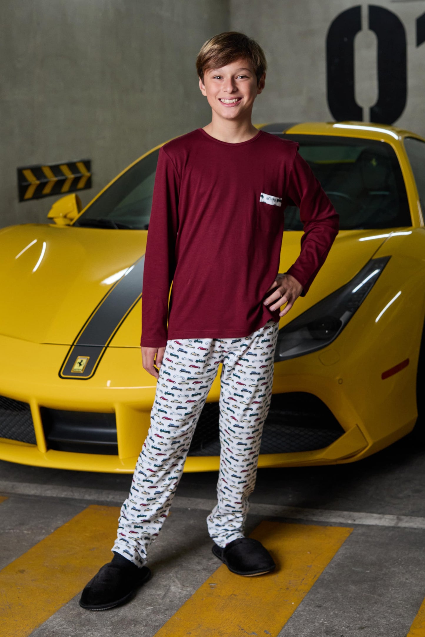 Pijama Pierito Pantalón 100% algodón Premium - Petrolhead Collection