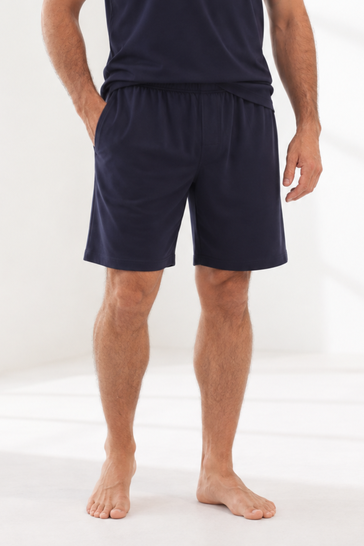 Short Piero 100% algodón Premium - Sólido Azul