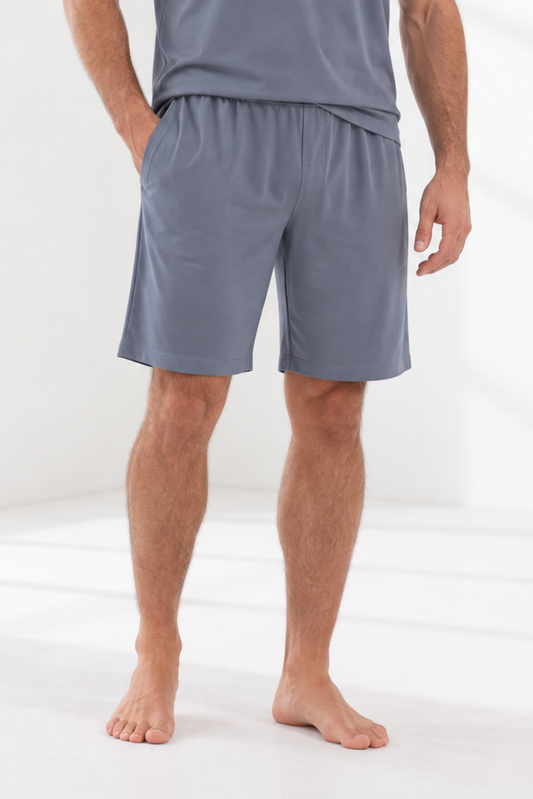 Short Piero 100% algodón Premium - Sólido Gris